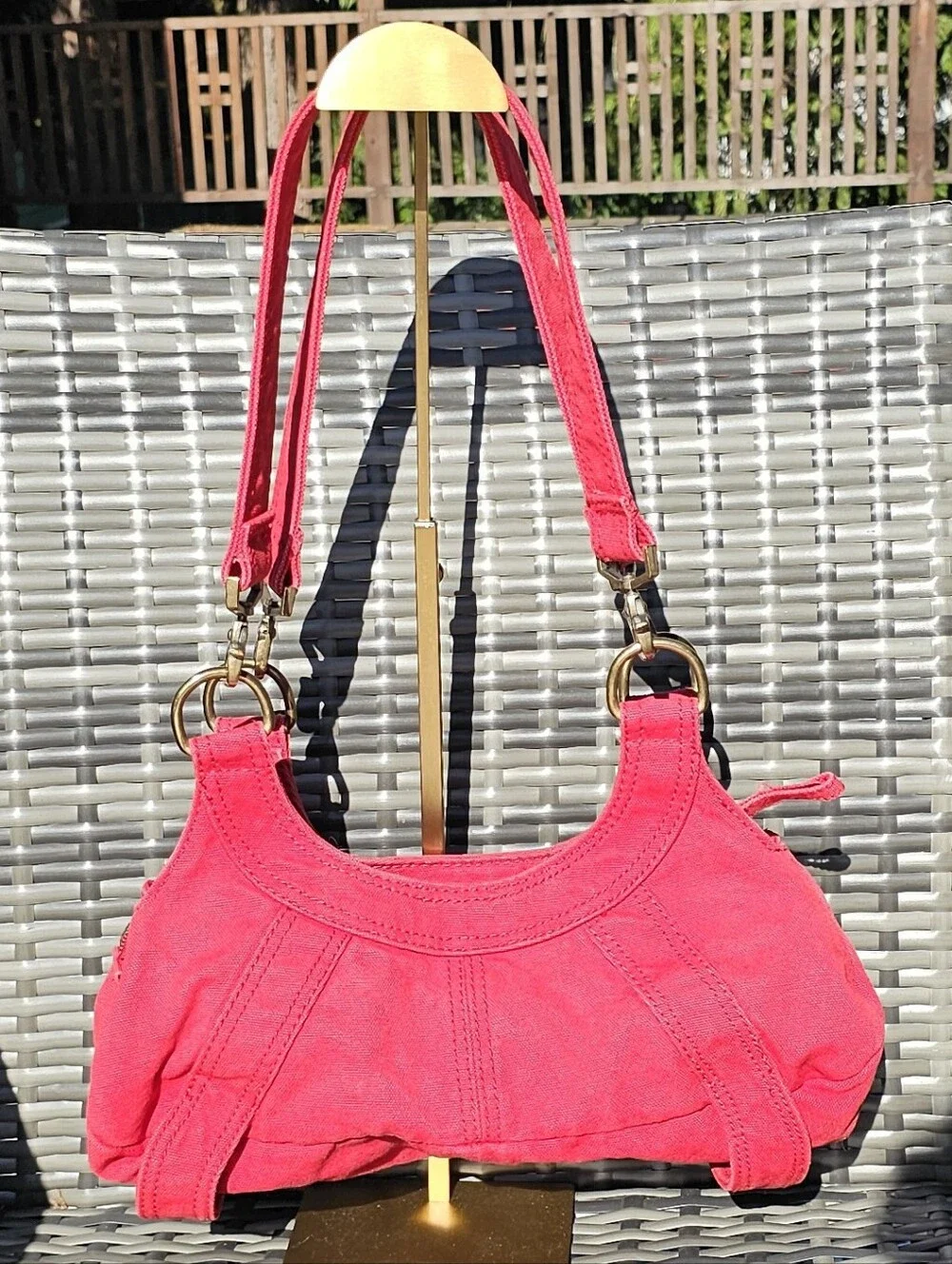 Vintage Diesel Red Denim Hobo Bag - 🔥 RARE & ARCHIVAL 🔥